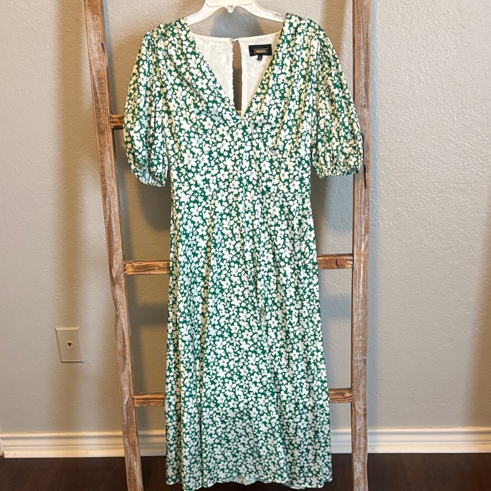 Alexia Admor Floral Green Dress